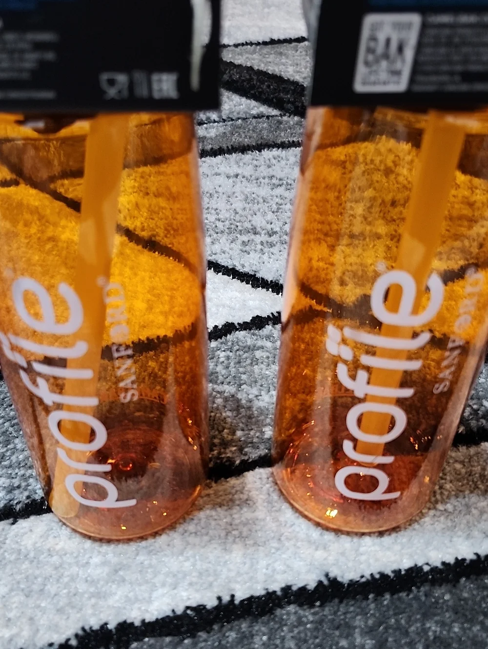 CAMELBAK EDDY HYDRATION W/ TRITAN RENEW ORANGE/BLACK SET-OF-2 WATER BOTTLES